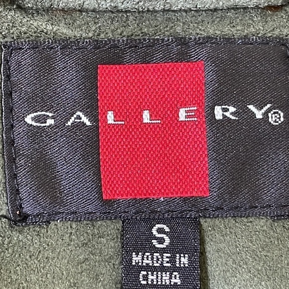 Gallery Washable Green Jacket Size S - Picture 7 of 11